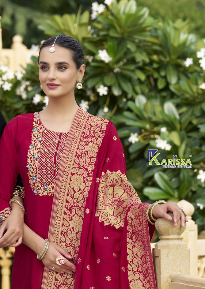 Roshani By Karissa Viscose Roman Silk Readymade Suits Wholesale Shop In Surat